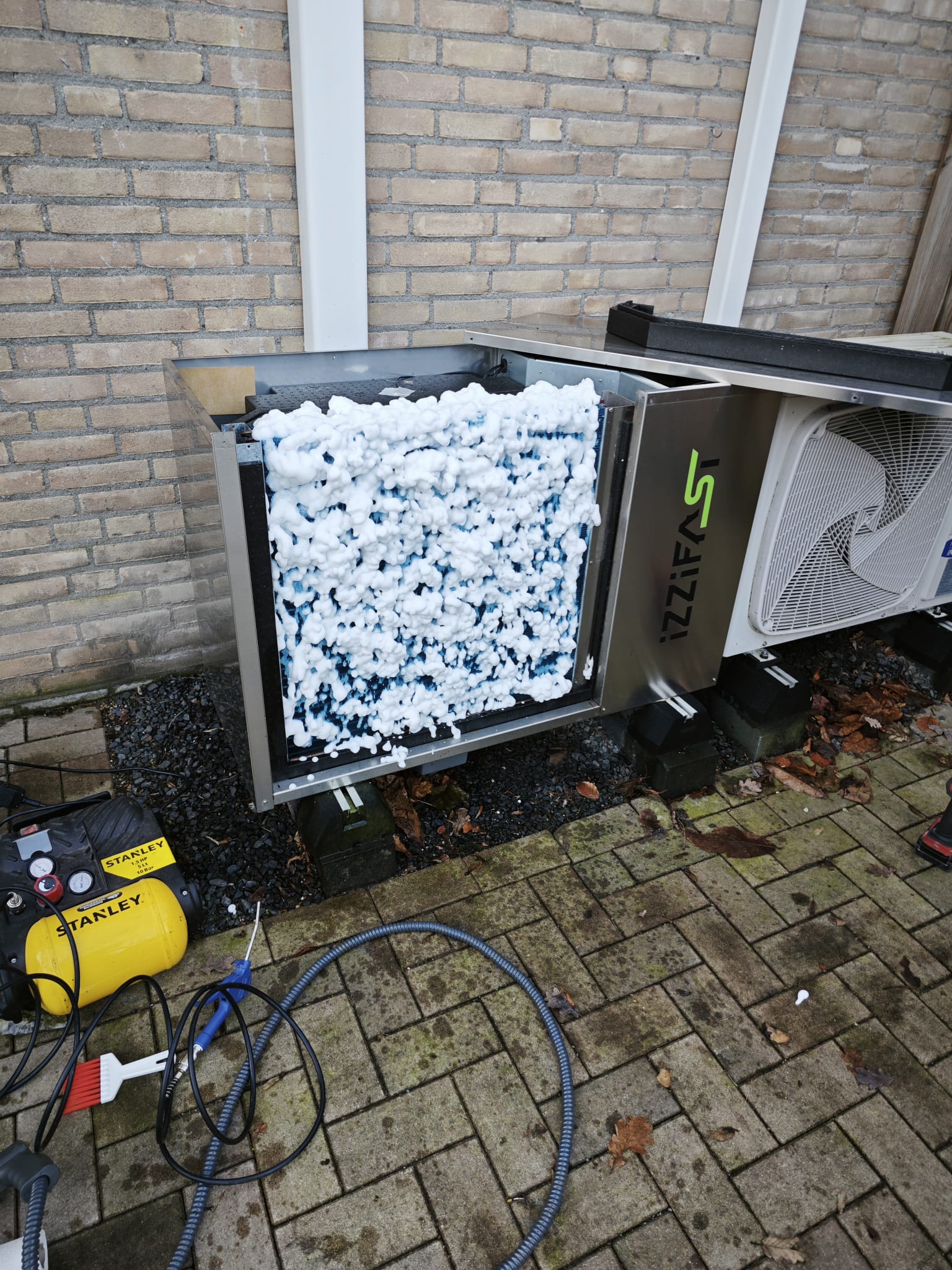 Reiniging met schuim